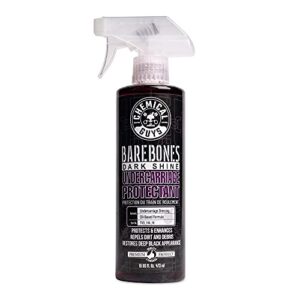 chemical guys tvd_104_16 bare bones premium dark shine spray for undercarriage, tires and trim, safe for cars, trucks, motorcycles, rvs & more, 16 fl oz