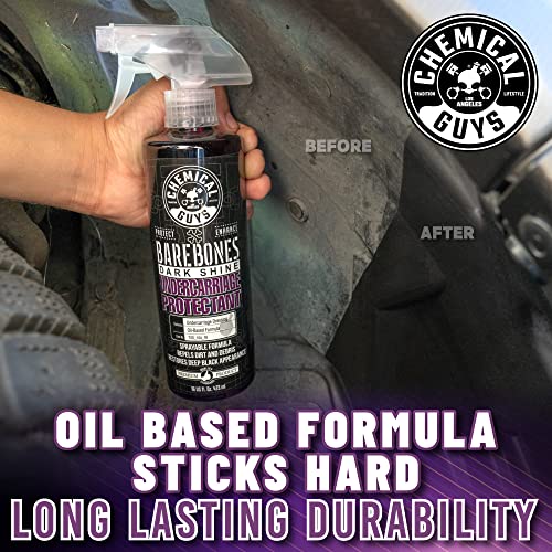 Chemical Guys TVD_104_16 Bare Bones Premium Dark Shine Spray for Undercarriage, Tires and Trim, Safe for Cars, Trucks, Motorcycles, RVs & More, 16 fl oz