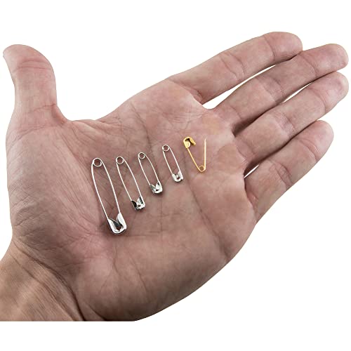 SINGER 00221 Assorted Safety Pins, Multisize, 90-Count