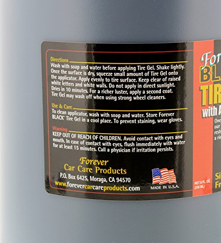 128oz. Forever Black Tire Gel Dye