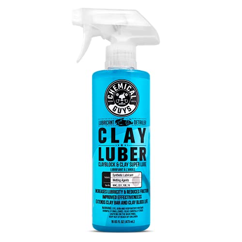 Chemical Guys WAC_CLY_100_16 Clay Luber Synthetic Lubricant with Wetting Agents for Clayblock and Car Detailing Clay (Works on Cars, Trucks, SUVs, Jeeps & More), 16 fl oz