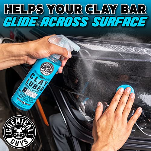 Chemical Guys WAC_CLY_100_16 Clay Luber Synthetic Lubricant with Wetting Agents for Clayblock and Car Detailing Clay (Works on Cars, Trucks, SUVs, Jeeps & More), 16 fl oz