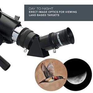 Celestron - 70mm Travel Scope - Portable Refractor Telescope - Fully-Coated Glass Optics - Ideal Telescope for Beginners - BONUS Astronomy Software Package