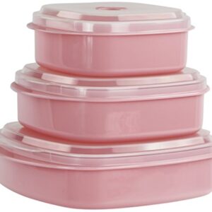 Calypso Basics 6-Piece Microwave Cookware Set, Pink