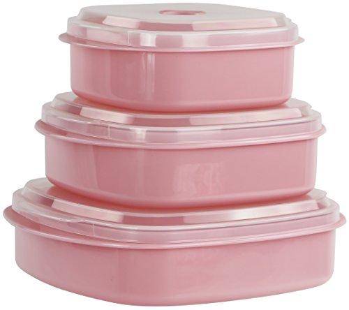 Calypso Basics 6-Piece Microwave Cookware Set, Pink