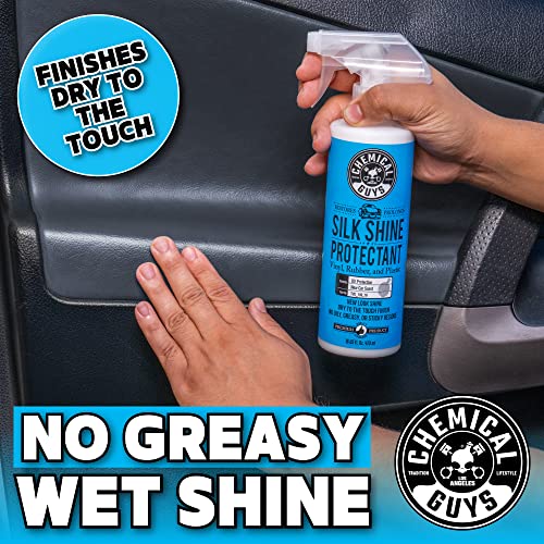 Chemical Guys TVD_109_16 Silk Shine Spray-able Dry-To-The-Touch Dressing and Protectant for Tires, Trim, Vinyl, Plastic and More, Safe for Cars, Trucks, Motorcycles, RVs & More, 16 fl oz