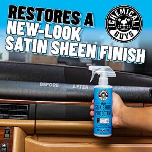 Chemical Guys TVD_109_16 Silk Shine Spray-able Dry-To-The-Touch Dressing and Protectant for Tires, Trim, Vinyl, Plastic and More, Safe for Cars, Trucks, Motorcycles, RVs & More, 16 fl oz