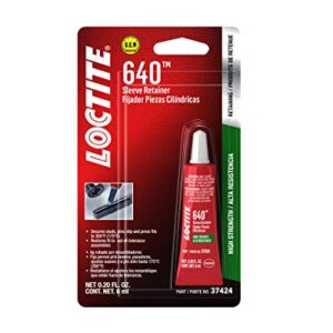 Loctite 37424 640 High Strength Sleeve Retainer Tube, 6-milliliter