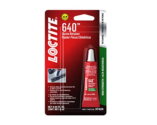 Loctite 37424 640 High Strength Sleeve Retainer Tube, 6-milliliter