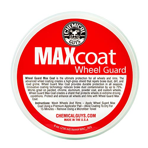 Chemical Guys WAC_303 Wheel Guard Max Coat and Rim Sealant, Safe for Cars, Trucks, SUVs, Motorcycles, RVs & More, 8 oz