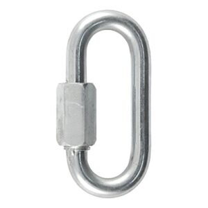 CURT 82900 Threaded Quick Link Trailer Safety Chain Hook Carabiner Clip, 5/16-Inch Diameter, 8,800 lbs Break Strength