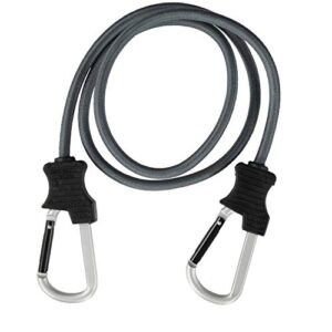 hampton prod keeper – 48” carabiner bungee cord – uv and weather-resistant