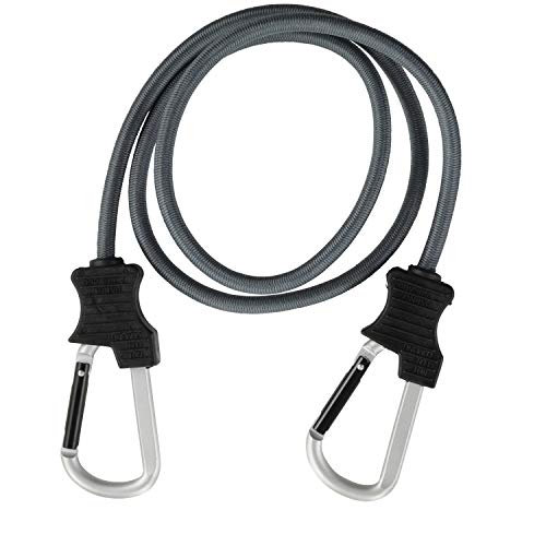 HAMPTON PROD Keeper - 48” Carabiner Bungee Cord - UV and Weather-Resistant