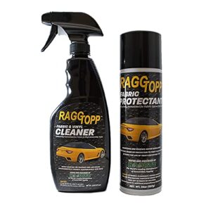raggtopp convertible top care kit – fabric cleaner and protectant twin pack
