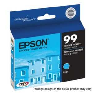 EPSON T099 Claria Hi-Definition -Ink Standard Capacity Cyan -Cartridge (T099220-S) for select Epson Artisan Printers