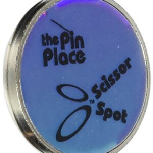 Blue Feather Scissor Spot/Pin Place Magnetic Holder-