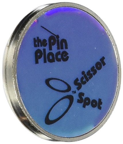 Blue Feather Scissor Spot/Pin Place Magnetic Holder-