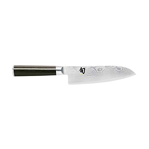 Shun Cutlery Classic Santoku Knife 5.5", Asian-Inspired Knife for All-Purpose Food Prep, Chef Knife Alternative, Handcrafted Japanese Knife