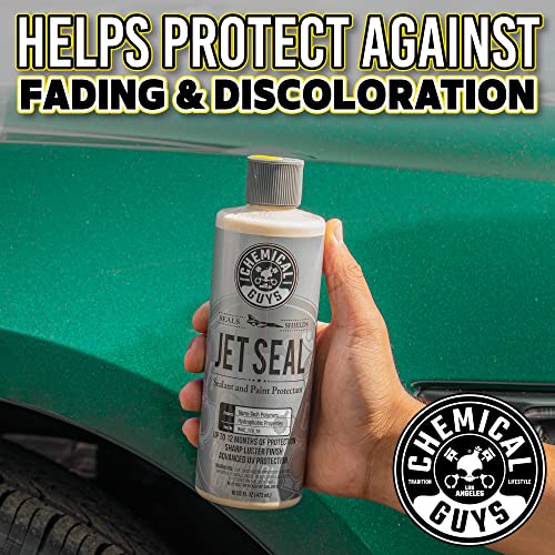 Chemical Guys WAC_118_16 JetSeal Anti-Corrosion Sealant and Paint Protectant, Safe for Cars, Trucks, SUVs, Motorcycles, RVs & More, (16 fl oz), White