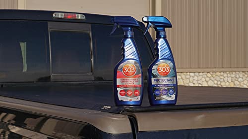 303 Convertible Vinyl Top Cleaning and Care Kit - Cleans And Protects Vinyl Tops - Includes 303 Tonneau Cover And Convertible Top Cleaner 16 fl. oz. + 303 Automotive Protectant 16 fl. oz., (30510)