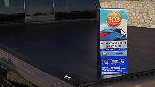 303 Convertible Vinyl Top Cleaning and Care Kit - Cleans And Protects Vinyl Tops - Includes 303 Tonneau Cover And Convertible Top Cleaner 16 fl. oz. + 303 Automotive Protectant 16 fl. oz., (30510)