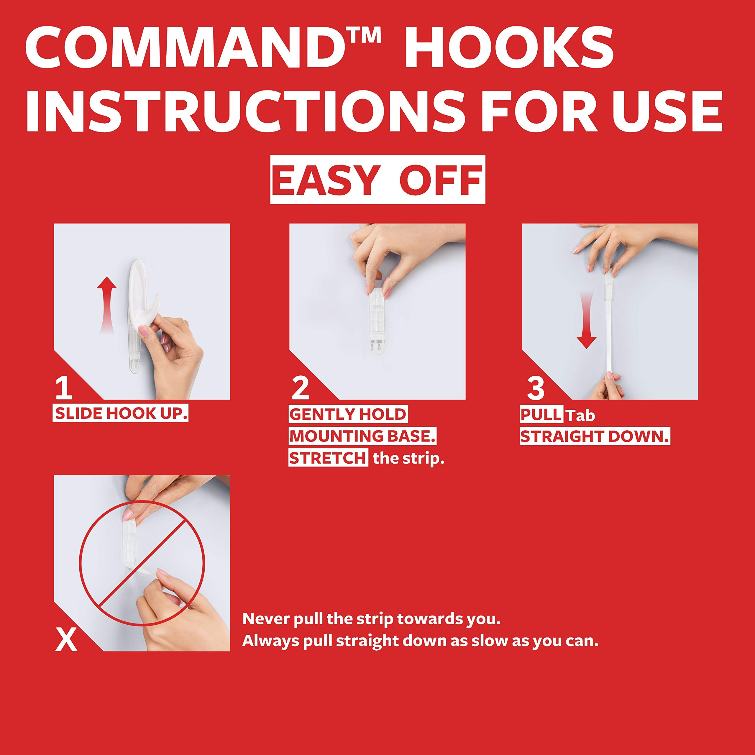 Command 17001-VP-6PK Value Pack Medium Utility Hooks, 6, Diopter 1.5, 6 Count