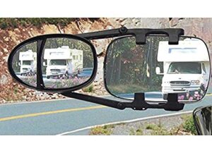 prime products 30-0083 xlr dual head ratchet series clip-on tow mirror