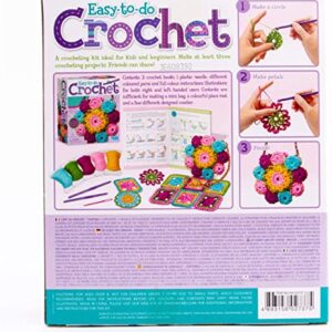 4M 3625 Easy-To-Do Crochet Kit - DIY Arts & Crafts Yarn Gift for Kids & Teens, Boys & Girls