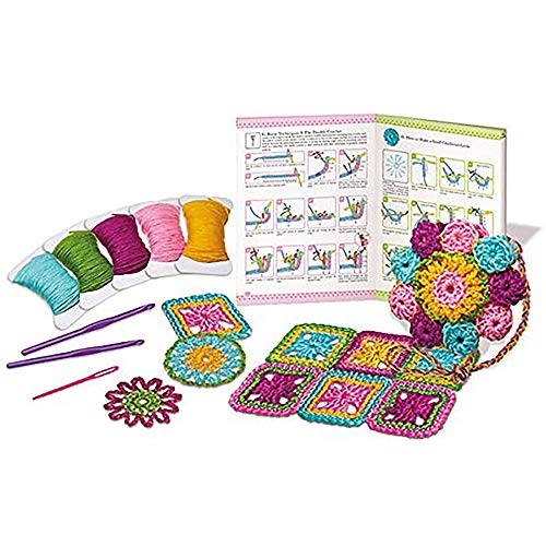 4M 3625 Easy-To-Do Crochet Kit - DIY Arts & Crafts Yarn Gift for Kids & Teens, Boys & Girls