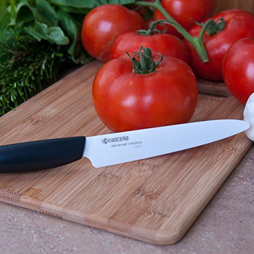 Kyocera Revolution Ceramic Kitchen Knife, 5-inch, White