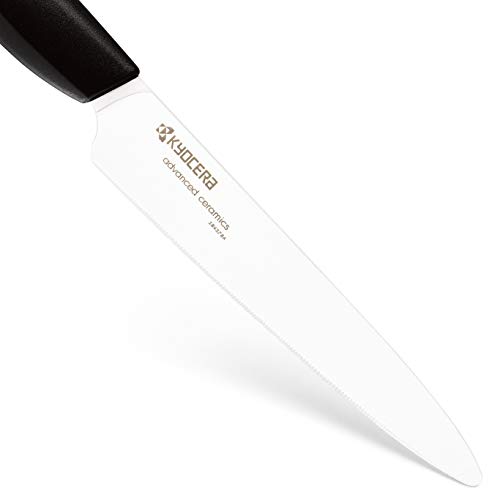 Kyocera Revolution Ceramic Kitchen Knife, 5-inch, White