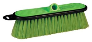 mr. longarm very soft flow-thru for rv, boat & auto gel coat & fine surface cleaning brush -404 , green