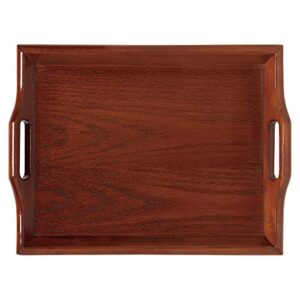 get enterprises 25″ x 16″ hardwood room service tray-mahogany (rst-2516-m), 25 inches x 16 inches