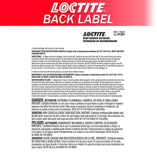 Loctite 194080 Rear Window Defogger Tab Adhesive, 0.03/0.02 fl. oz.