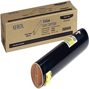 xerox phaser 7760 yellow high capacity toner cartridge (25000 pages) – 106r01162