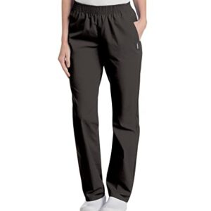 Landau Essentials Relaxed Fit 2-Pocket Elastic Scrub Pants for Women 8327