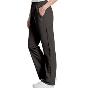 Landau Essentials Relaxed Fit 2-Pocket Elastic Scrub Pants for Women 8327