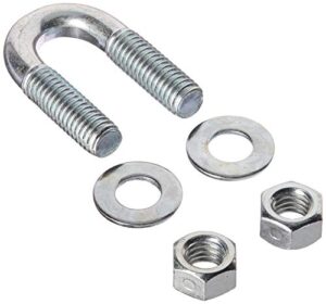 reese 58032 trunnion bar weight distribution kit – (2) u-bolts, (4) lock nuts, (4) flat washers