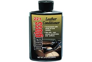 duragloss 221 white creamy leather conditioner – 8 oz.