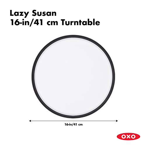 OXO Good Grips Lazy Susan Turntable, 16-Inch,White