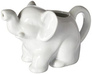 hic elephant creamer with handle, fine white porcelain, 9-ounces