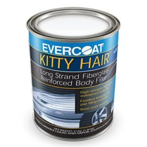 Everocat Kitty Hair Long Strand Fiberglass Reinforced Filler for Fiberglass & Sheet Metal - 32 Fl Oz