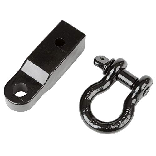 Rugged Ridge 11234.01 Receiver Shackle Bracket , Black