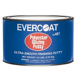 evercoat polyester glazing putty for galvanized steel, aluminum, fiberglass & more – 64 fl oz