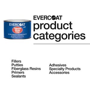 Evercoat Polyester Glazing Putty for Galvanized Steel, Aluminum, Fiberglass & More - 64 Fl Oz