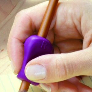 The Pencil Grip Original Pencil Gripper, Universal Ergonomic Writing Aid For Righties And Lefties, Colorful Pencil Grippers, Assorted Colors, 12 Count - TPG-11112