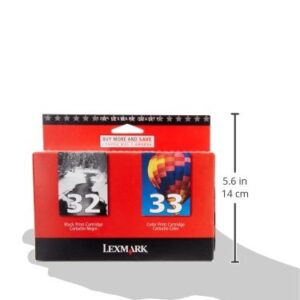 Lexmark 18C0532 #32/#33 Twin Pack ink Cartridges