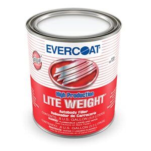 evercoat high production lite weight – plastic body filler – tack-free & clog-free formula – 128 fl oz