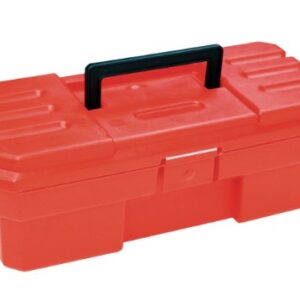Akro-Mils 12-Inch ProBox Plastic Toolbox for Tools, Hobby or Craft Storage Toolbox, Model 09912, (12-Inch x 5-1/2-Inch x 4-Inch), Red