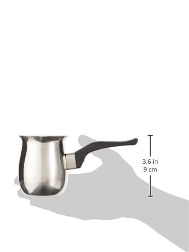 Fino Turkish Warmer Coffee Pot, Professional Quality 18/8 Stainless Steel, 24-Ounce